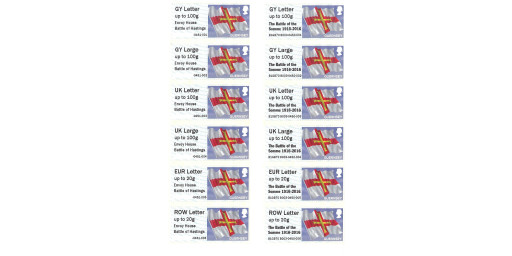 Guernsey Post and Go stamps commemorate war battles