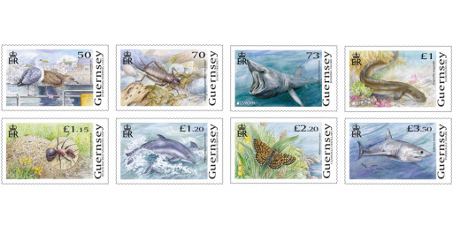 Set of 8 stamps