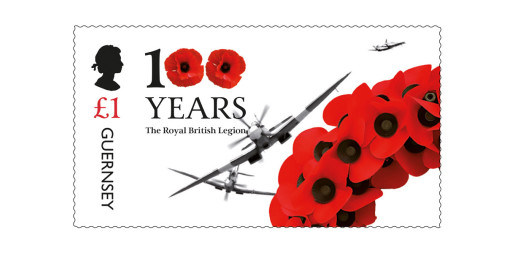 Guernsey stamps commemorate the Centenary of The Royal British Legion