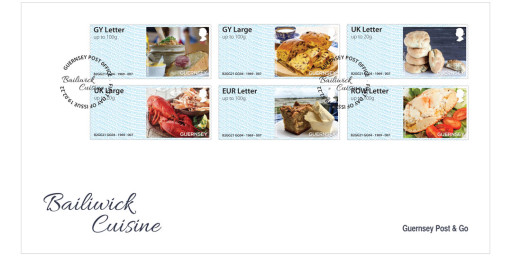 Post and Go stamps depict Guernsey Cuisine