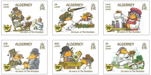 Stamps depict Wombles to celebrate book's 50th Anniversary