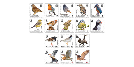 Guernsey Post to issue Definitive stamps depicting Alderney Birds