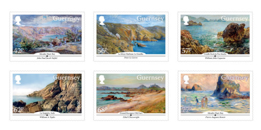 Guernsey Artist's work depicted on stamps