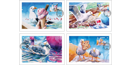 Set of 4 Maxi Postcards