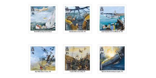 Stamps celebrate reformation of 'Guernsey's Own' 201 Squadron as RAF marks centenary