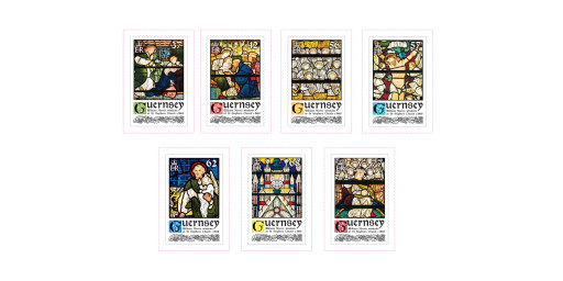 Christmas stamps depict William Morris stained glass work