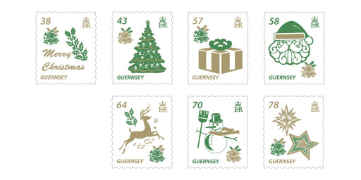 Guernsey and Alderney Stamps get festive