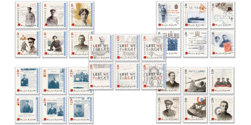 Five year Series (Stamps) -Stories from the Great War
