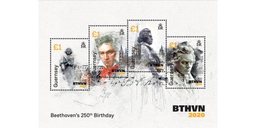 Final commemorative stamp for Beethoven's 250th Anniversary