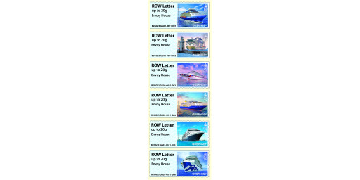 GG02 Series Visiting Cruise Ships Collectors strips, Envoy House