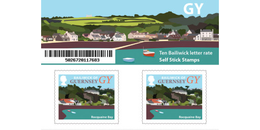 Guernsey's self-stick stamps available at Post Offices