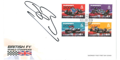 First Day Cover (Signed by Jenson Button)