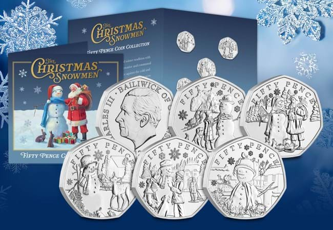 The Christmas Snowman 50p Coin Collection