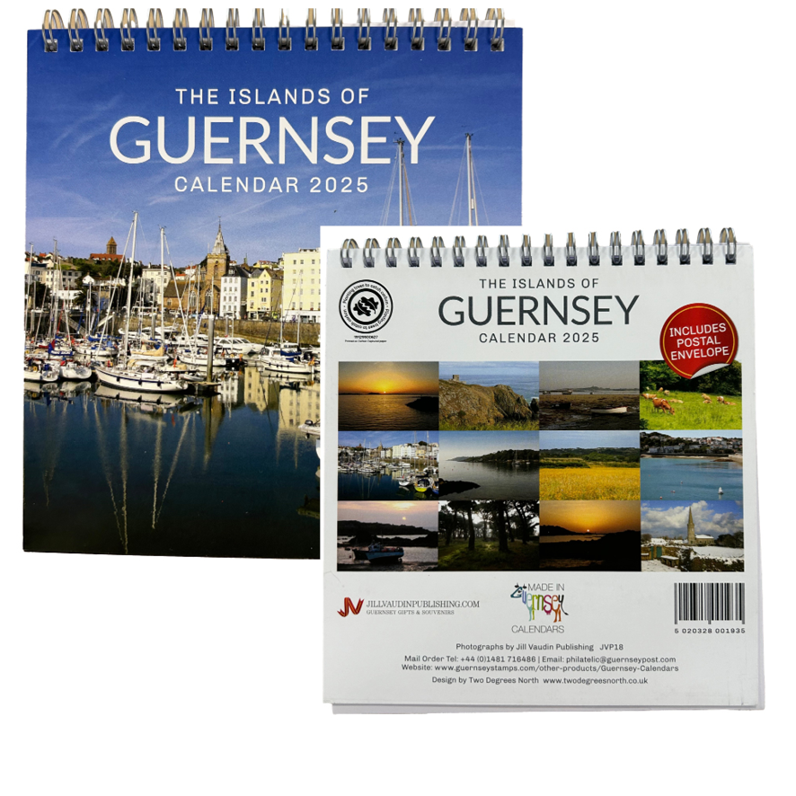 The Islands of Guernsey Tent Calendar 2025